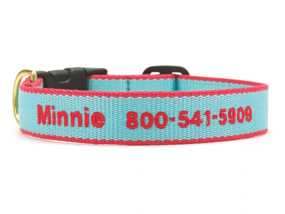 Embroidered nylon hot sale dog collars